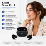 Kiraal Sonic Pro 2 - Draadloze Oordopjes
